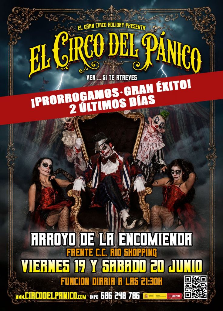 EL CIRCO DEL PÁNICO en Arroyo de la Encomienda